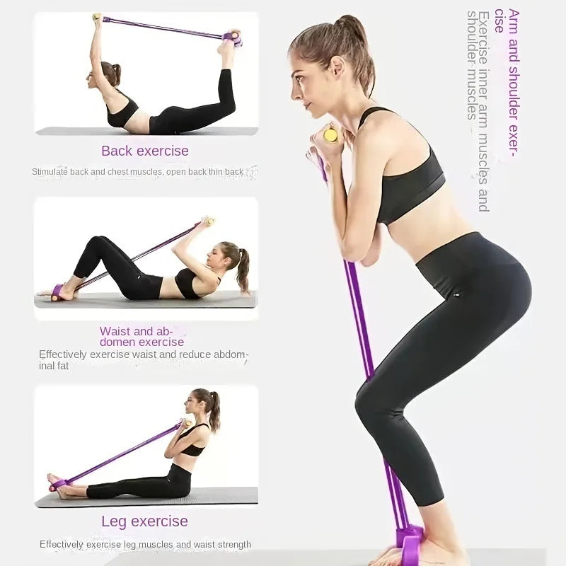 Abdominal Elastic Pull Rope Resistance Band