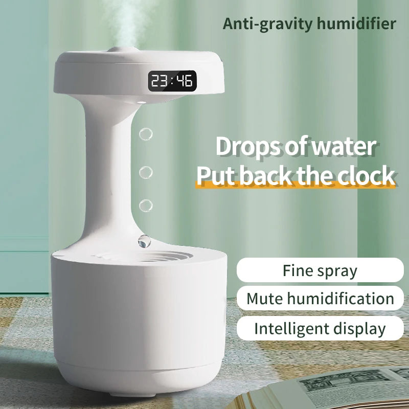 Anti-Gravity Air Humidifier with LED Display