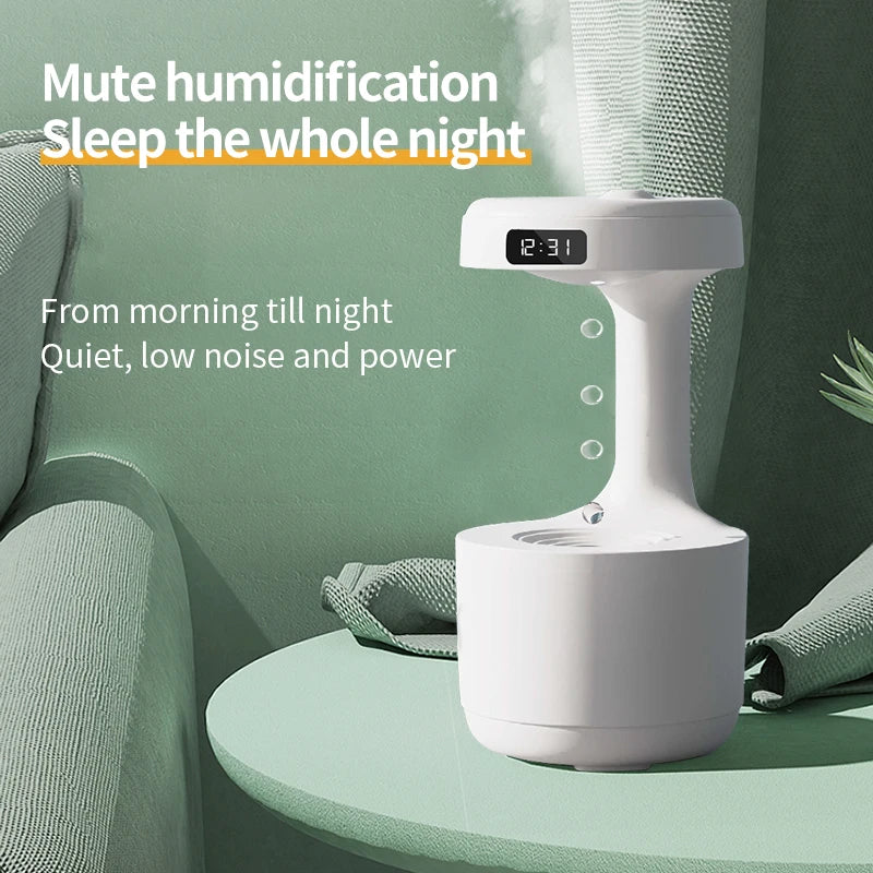 Anti-Gravity Air Humidifier with LED Display