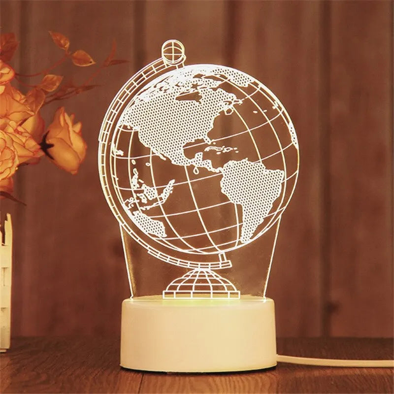 Creative Bedside Lamp & Holiday Gift