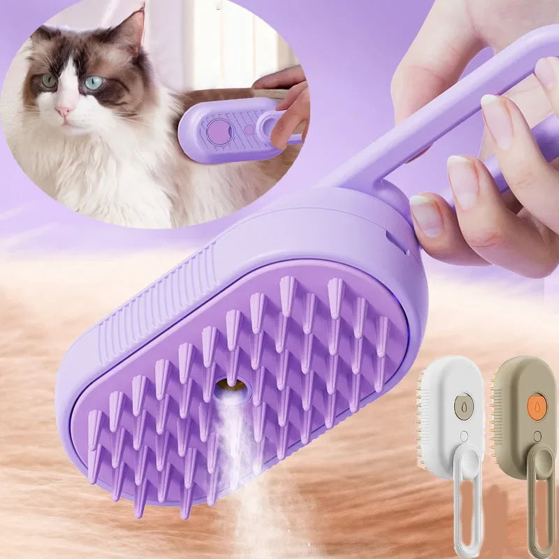 3-in-1 Electric Steamed Dog Brush