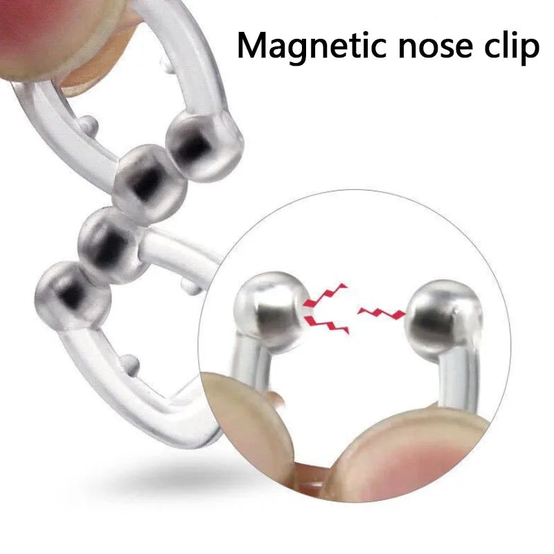 Magnetic Anti-Snoring Nose Clip Set